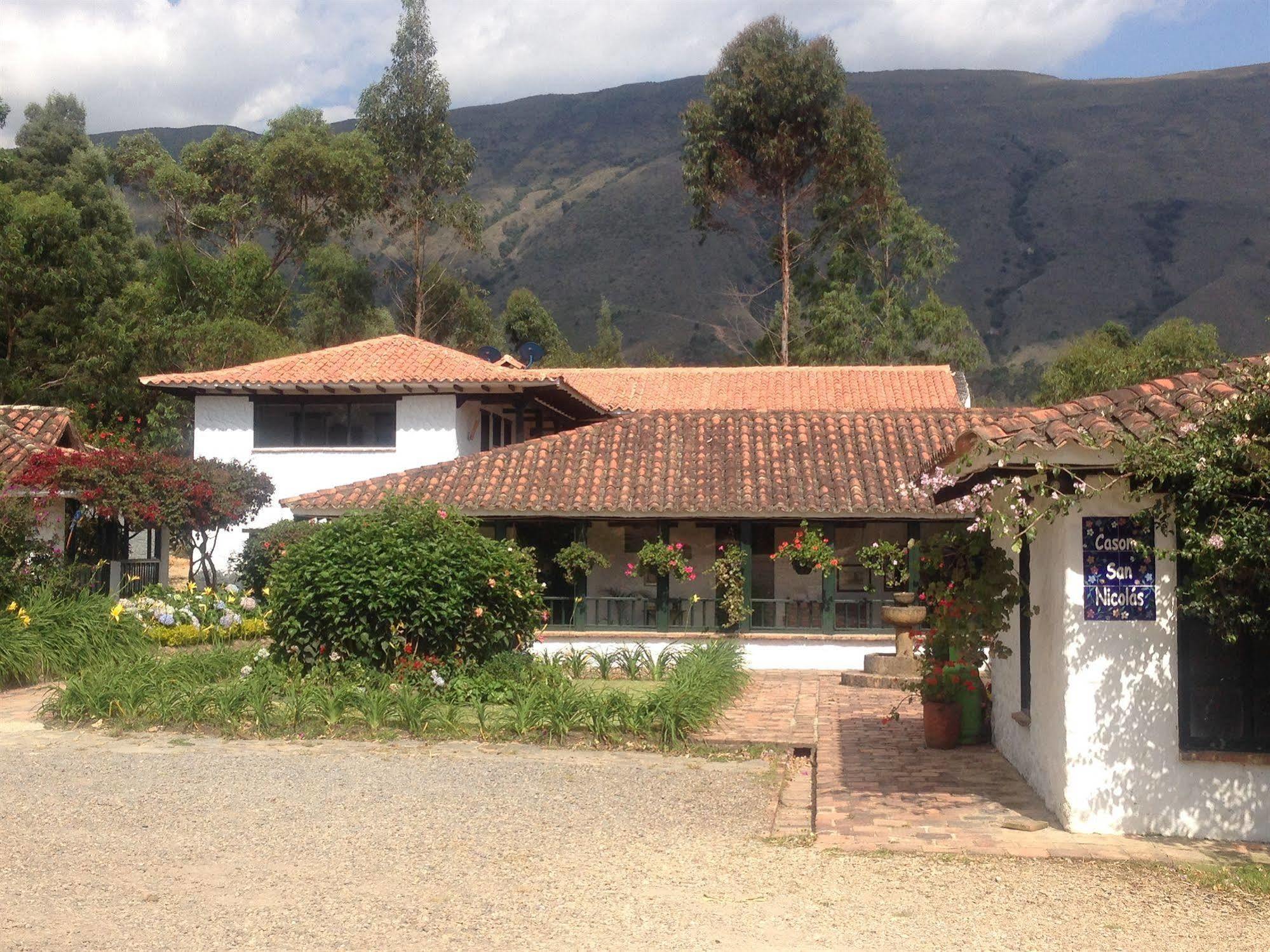 Casa San Nicolas Villa de Leyva Exteriér fotografie